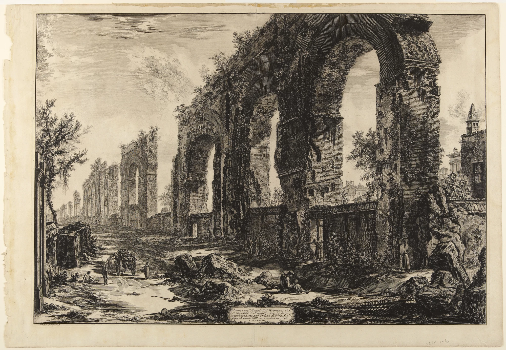 Aqueduct of Nero, Giovanni Battista Piranesi