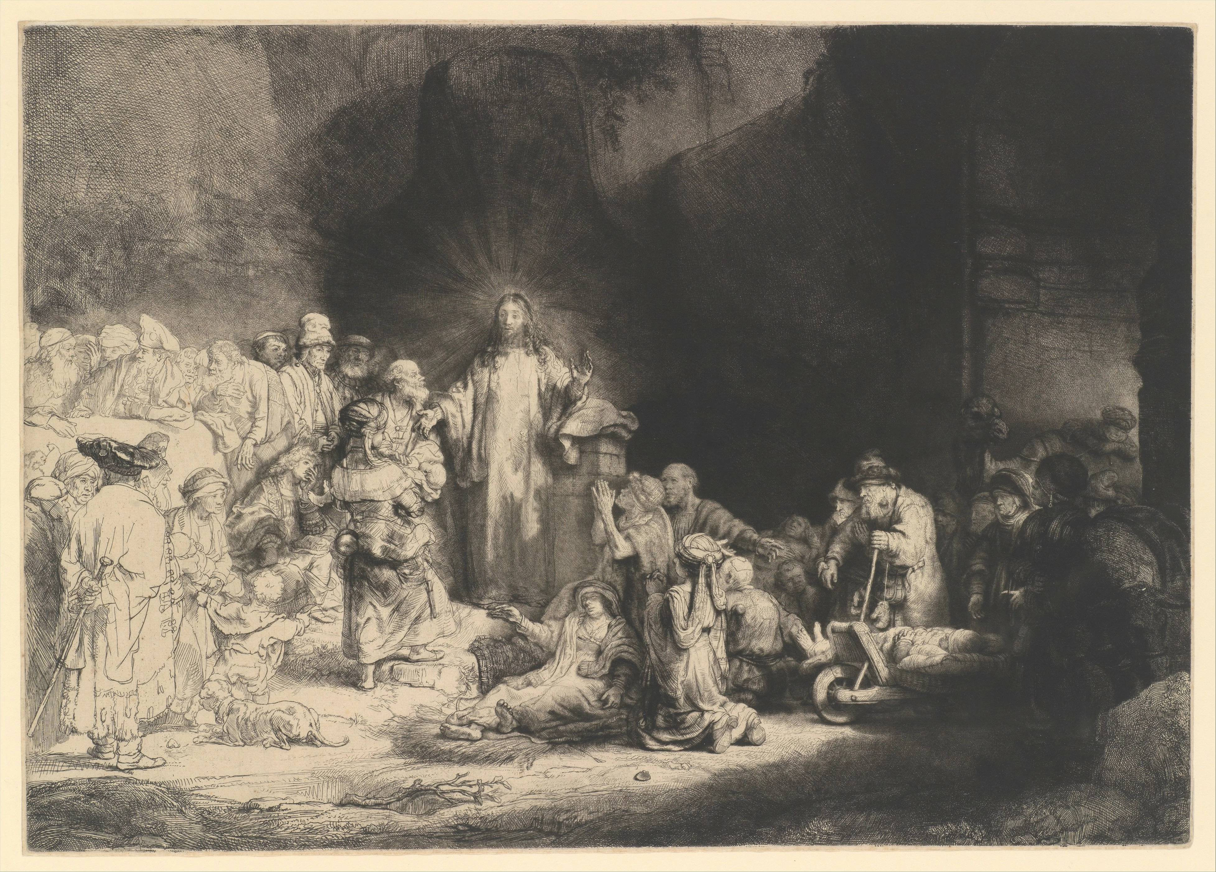 The Hundred Guilder Print, Rembrandt van Rijn