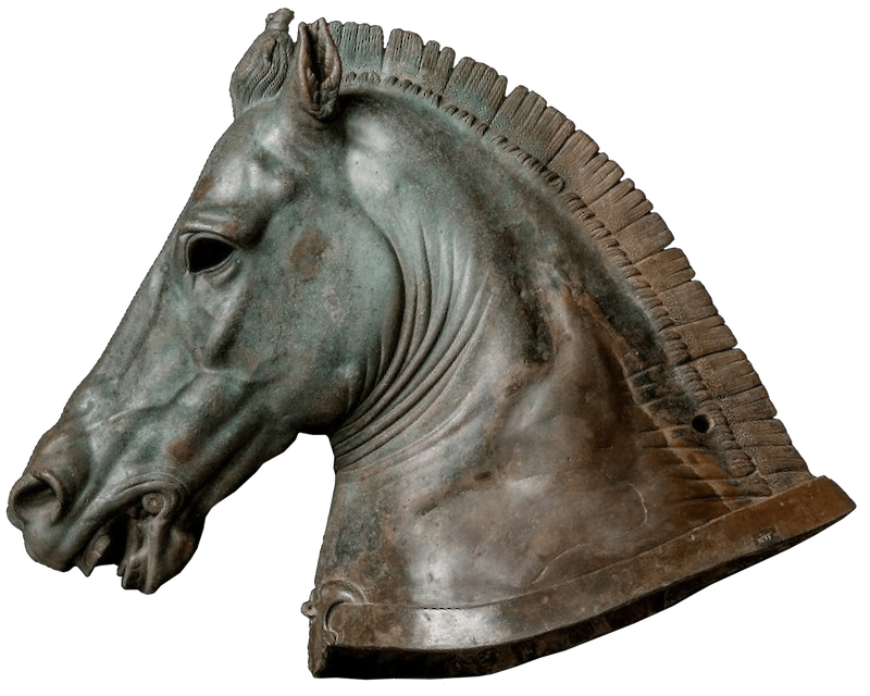 Horse head Medici Riccardi, Ancient Greece