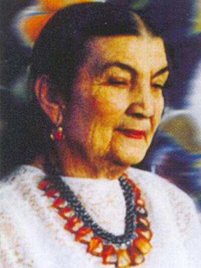 Portrait of Aisha Galimbaeva