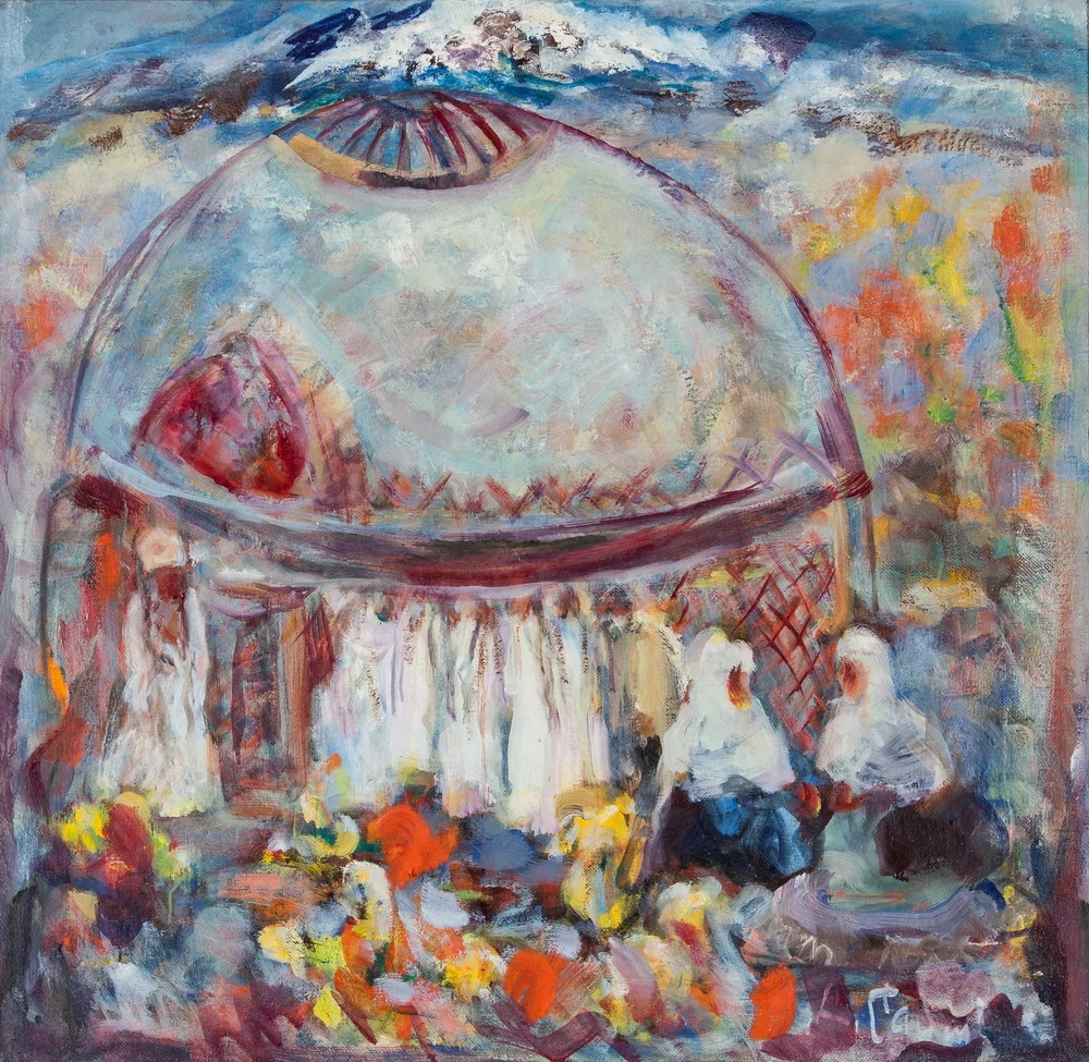At the Yurt, Aisha Galimbaeva