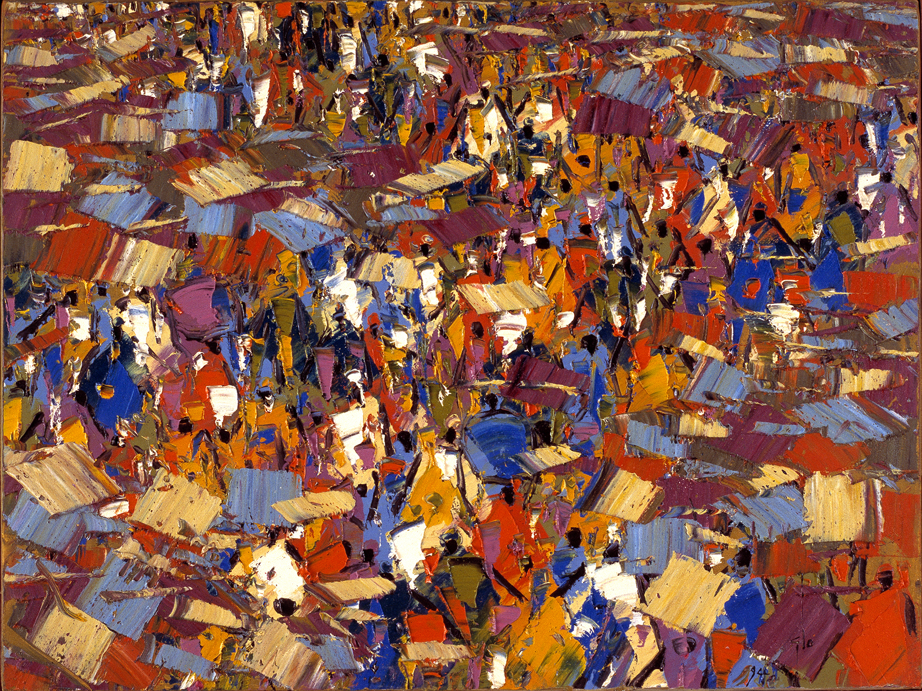 Market Lanes by Ablade Glover | Obelisk Art History