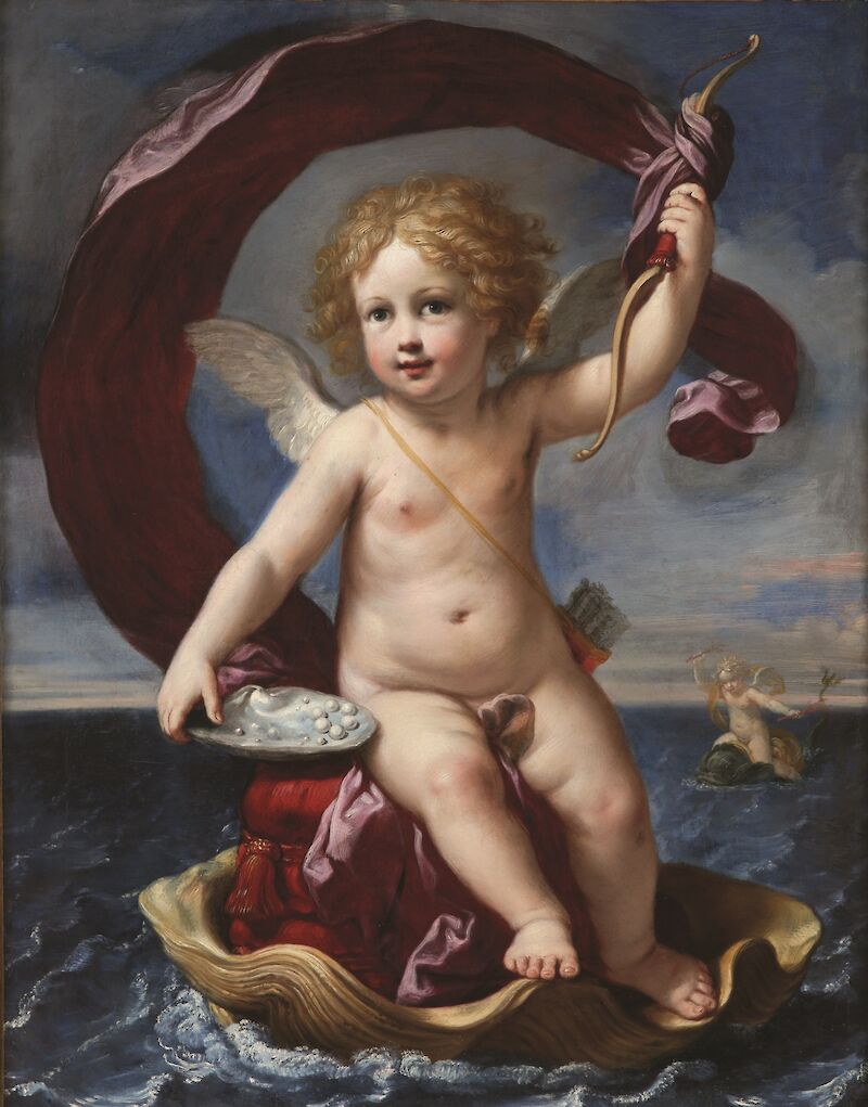 Amorino triumphant at sea (Amorino Medici), Elisabetta Sirani