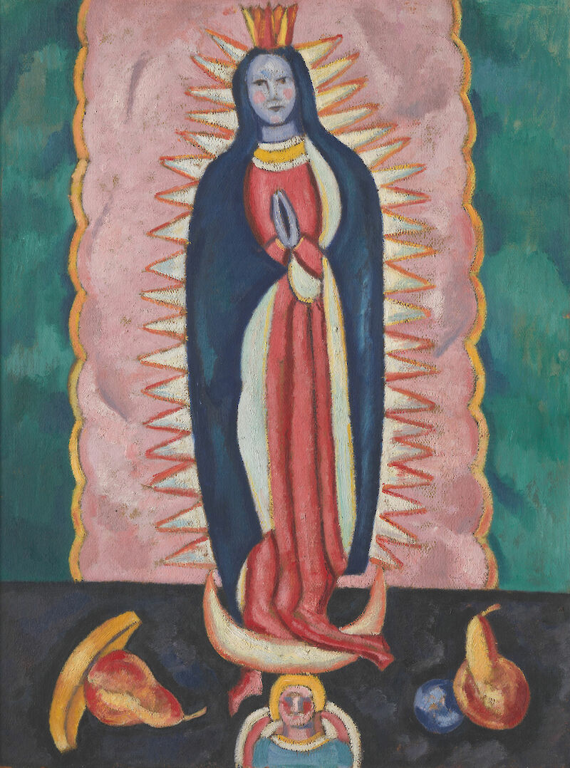 The Virgin of Guadalupe scale comparison