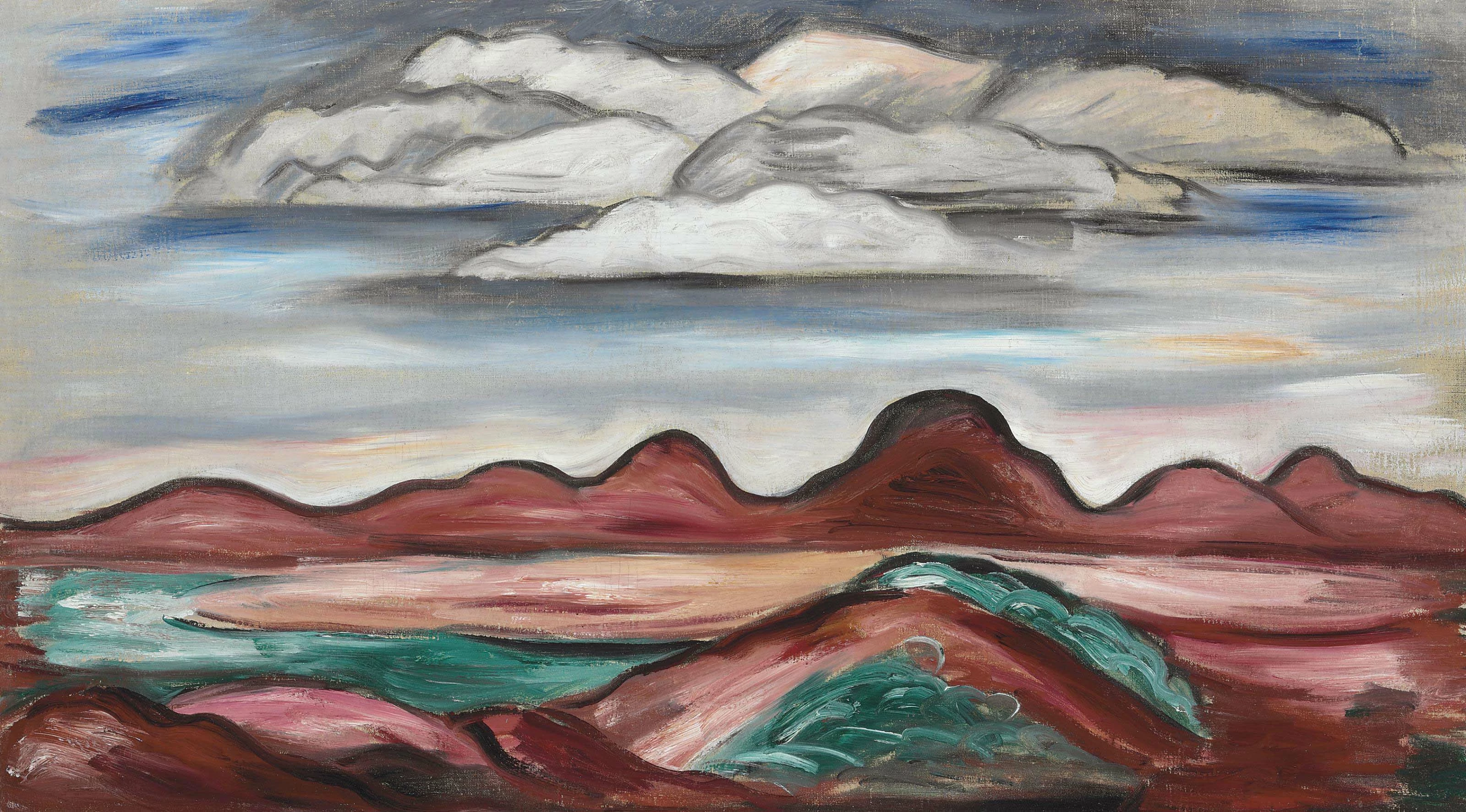 New Mexico Landscape, Marsden Hartley