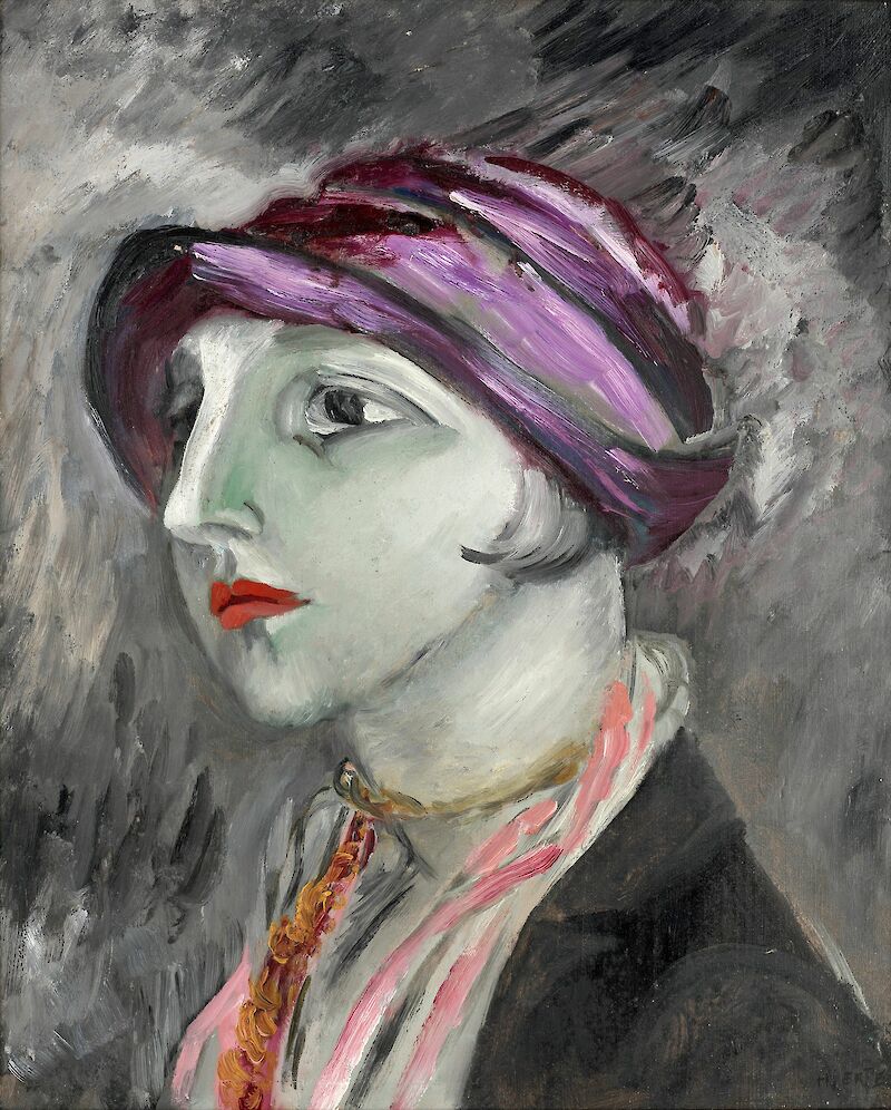 The Violet Hat, Sigrid Hjertén