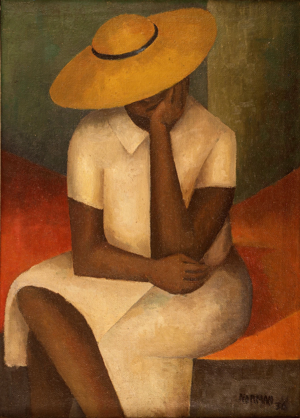 Girl with Yellow Hat, Norman Lewis