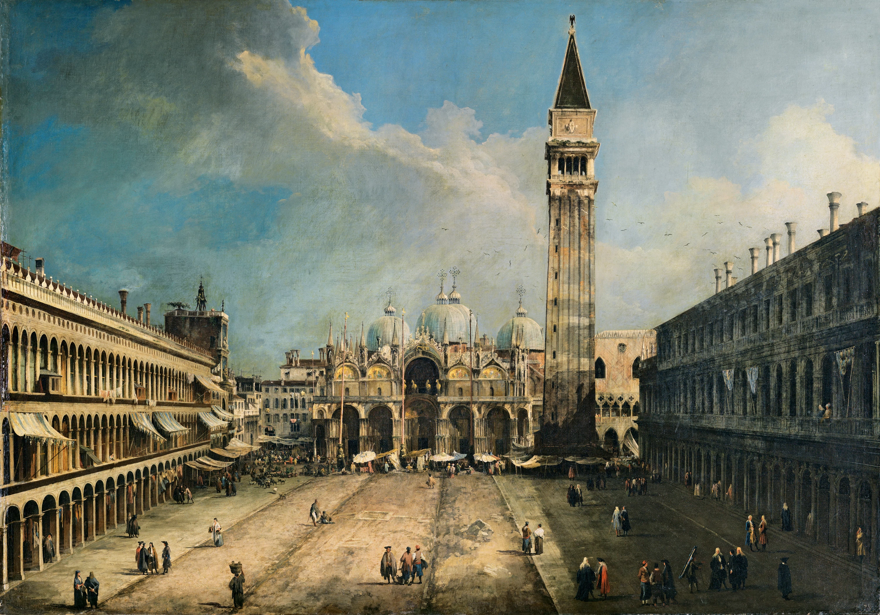The Piazza San Marco in Venice, Canaletto