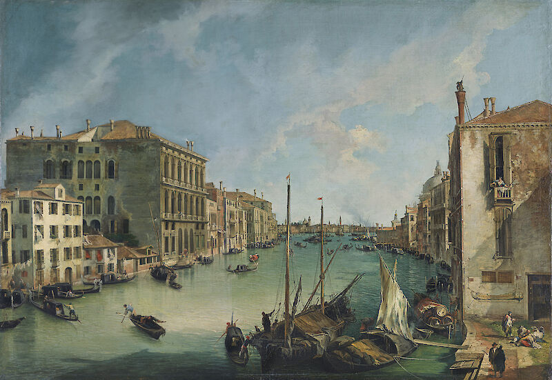 The Grand Canal from San Vio, Venice, Canaletto