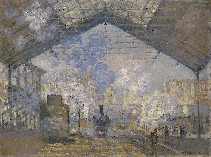 The Saint-Lazare Station, Claude Monet
