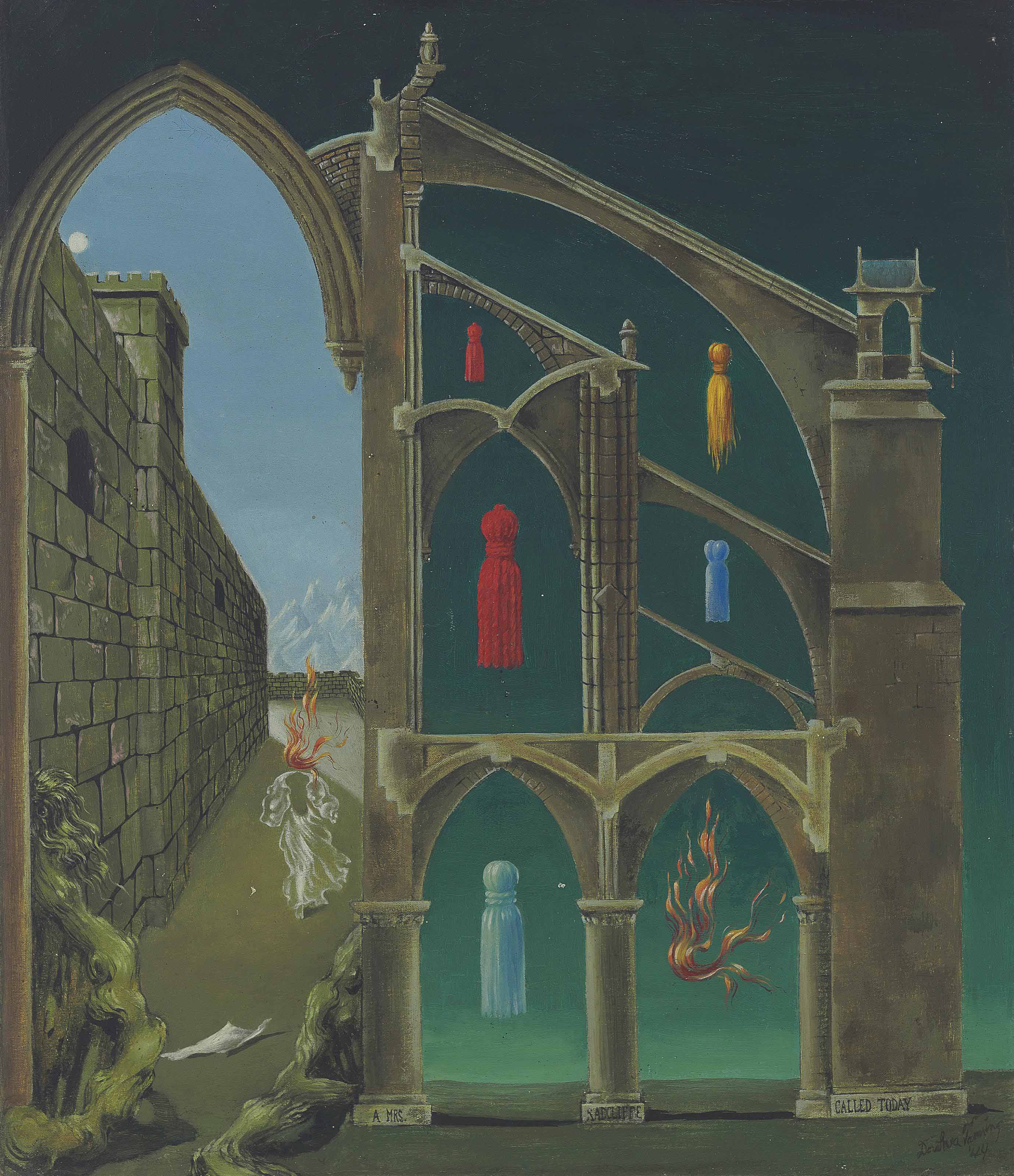 A Mrs. Radcliffe Called Today, zoomed in