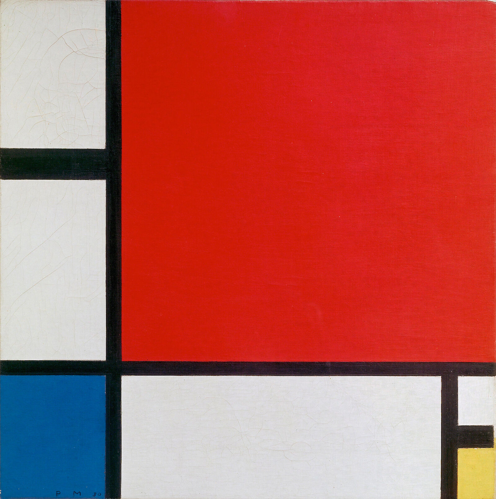 Composition with Red Blue and Yellow by Piet Mondrian