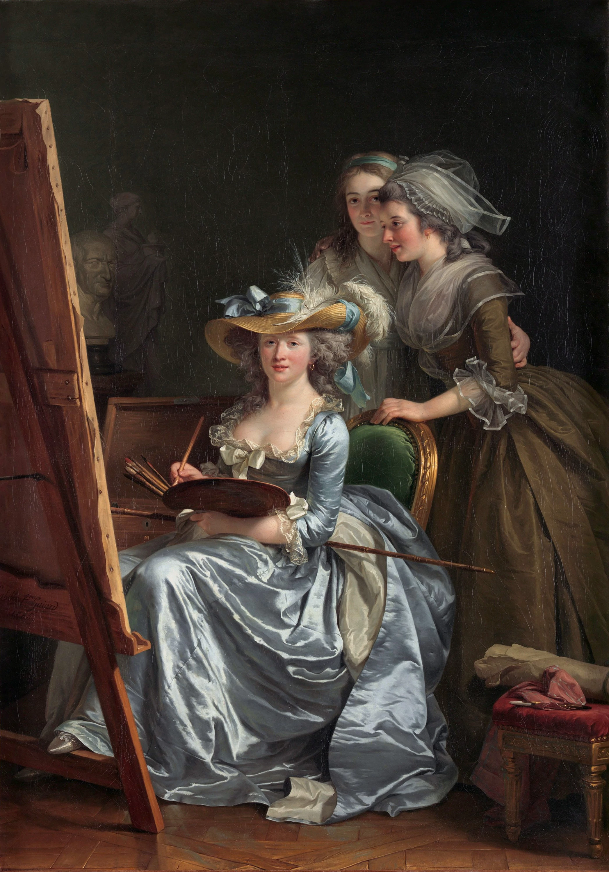 Self-Portrait with Two Pupils, Adélaïde Labille-Guiard