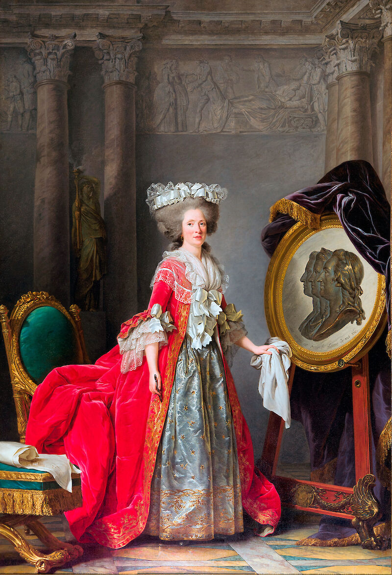 Portrait of Madame Adelaide scale comparison