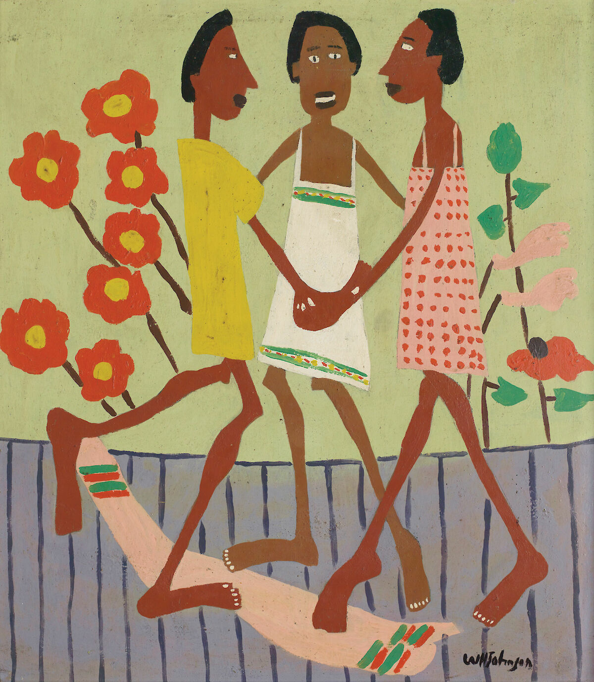 Ring Around the Rosey by William H. Johnson Obelisk Art