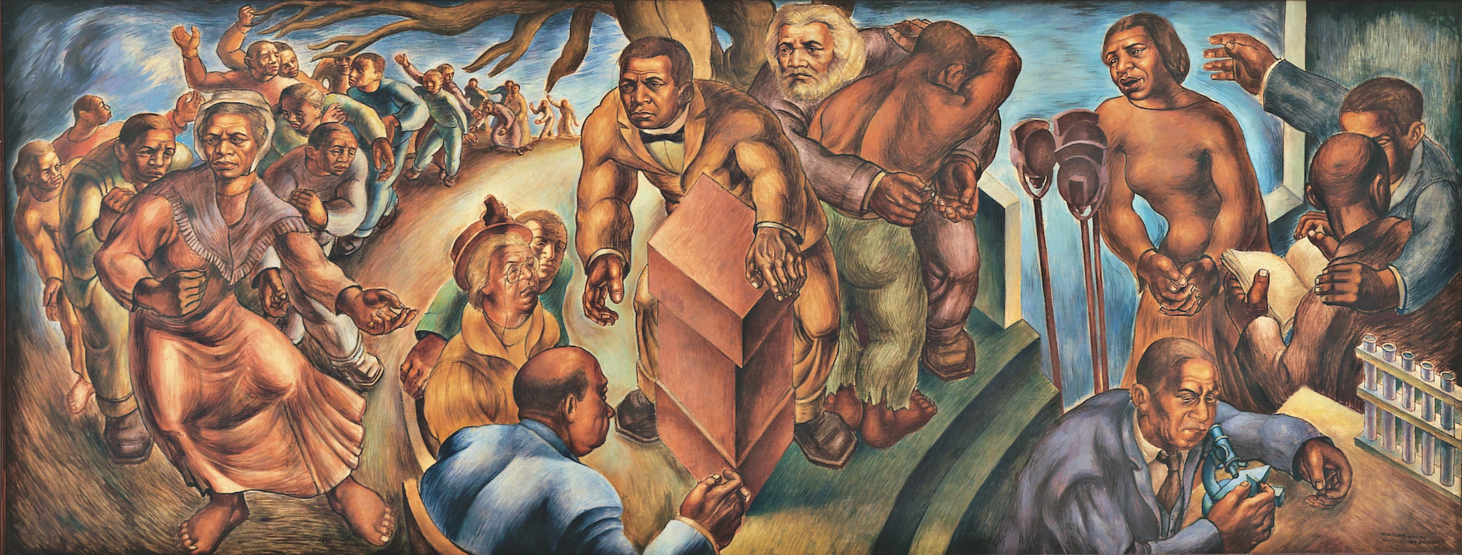 Five Great American Negroes, Charles White