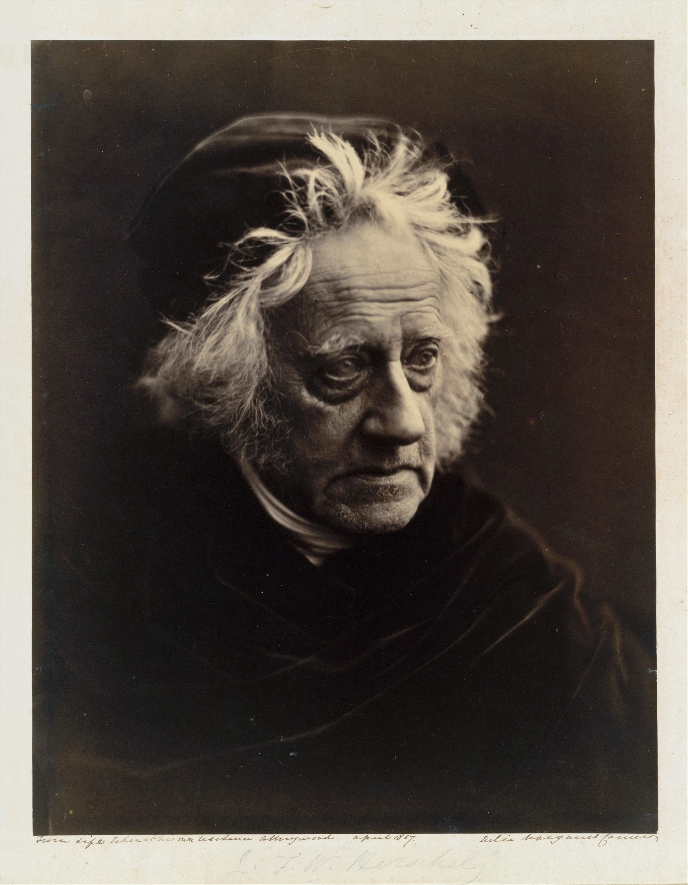 Portrait of Sir John Herschel, Julia Margaret Cameron