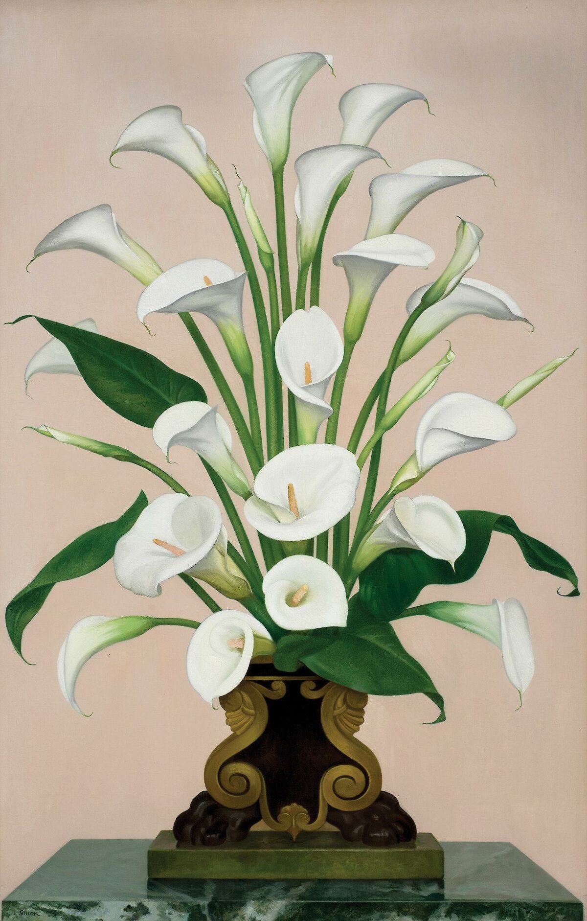 Lilies by Gluck (Hannah Gluckstein) Obelisk Art History