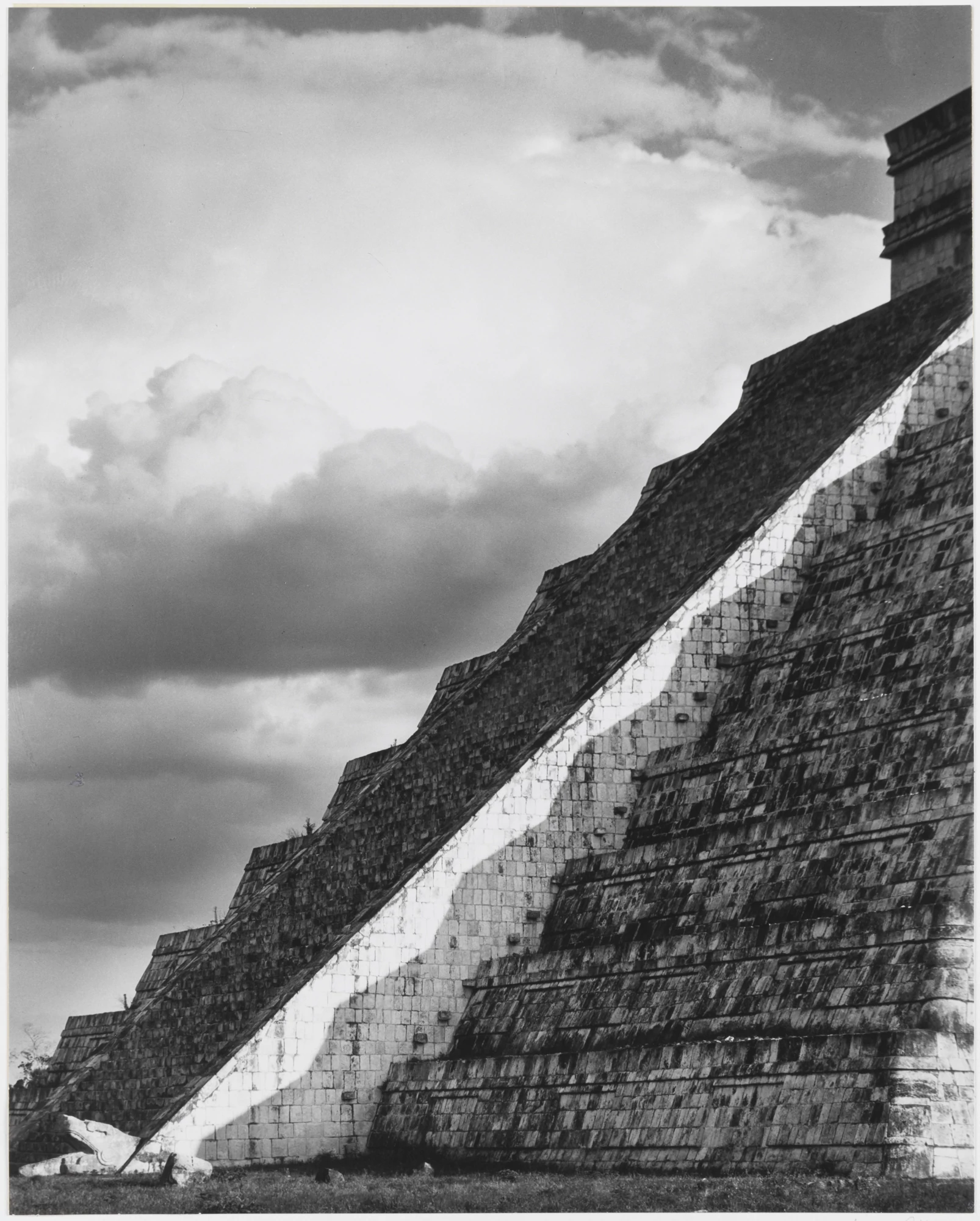 Stairway, Temple of Kukulcán, Chichén Itzá, Laura Gilpin