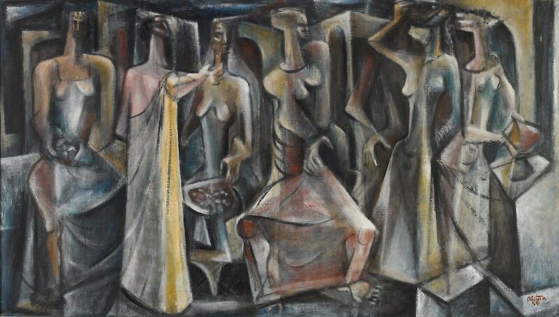 Untitled (Seven Figures), Charles Alston