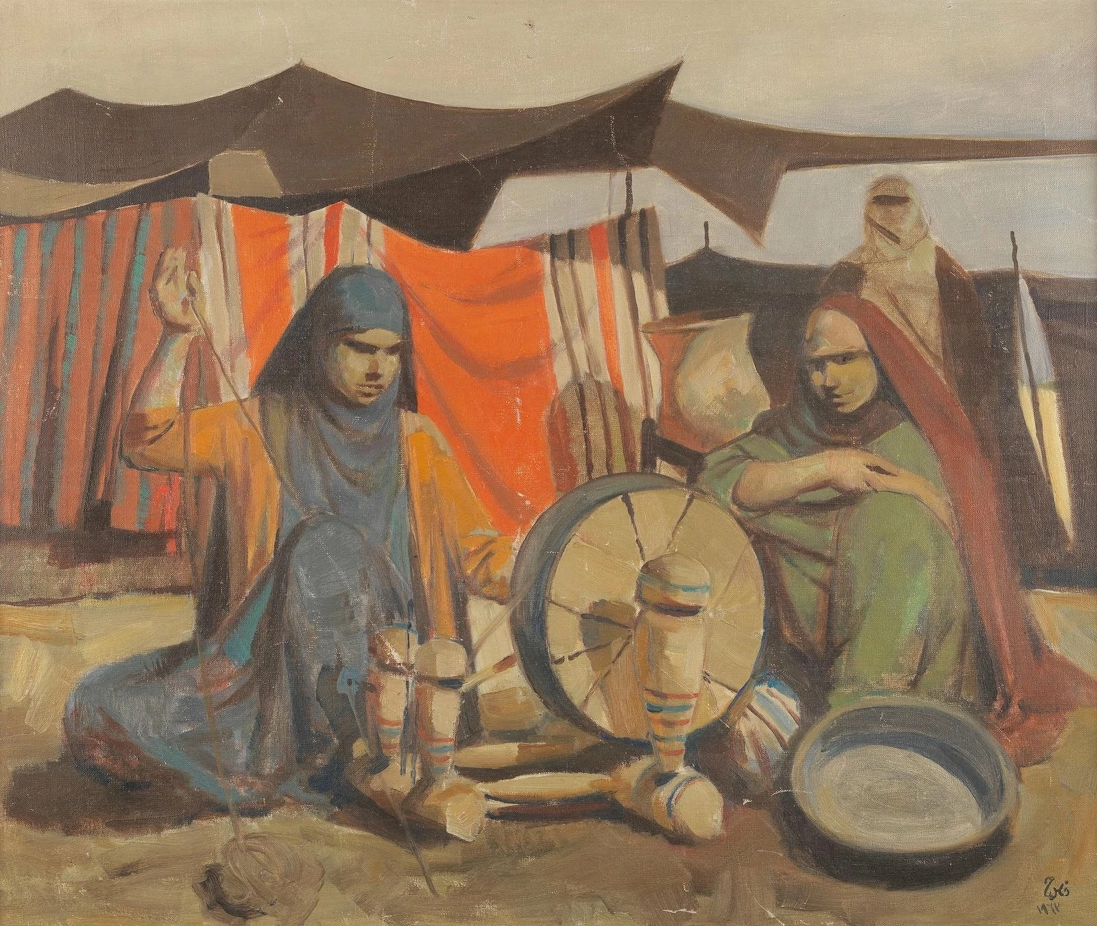 Bedouins Weaving, Faeq Hassan