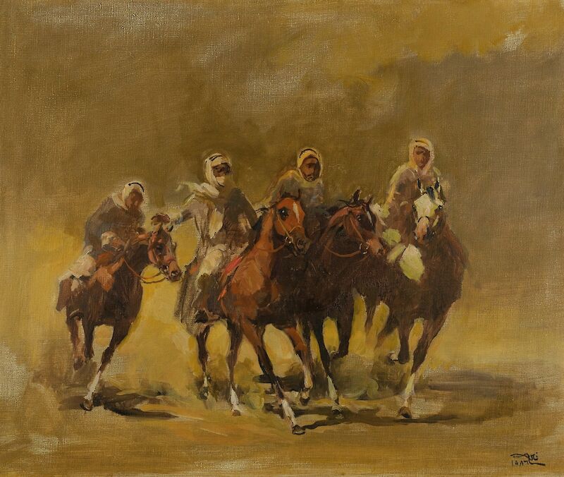 Arabian Horsemen, Faeq Hassan