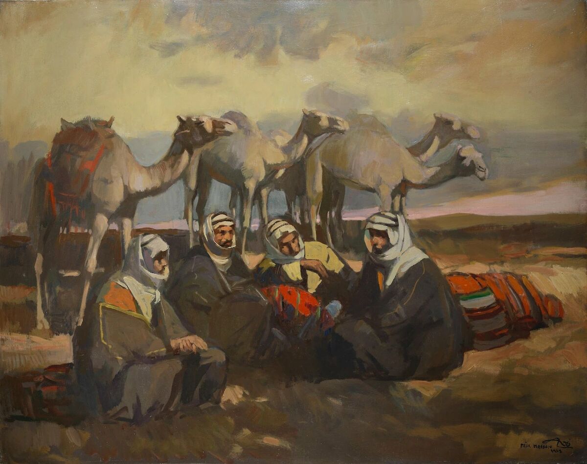 The Desert Camp by Faeq Hassan | Obelisk Art History