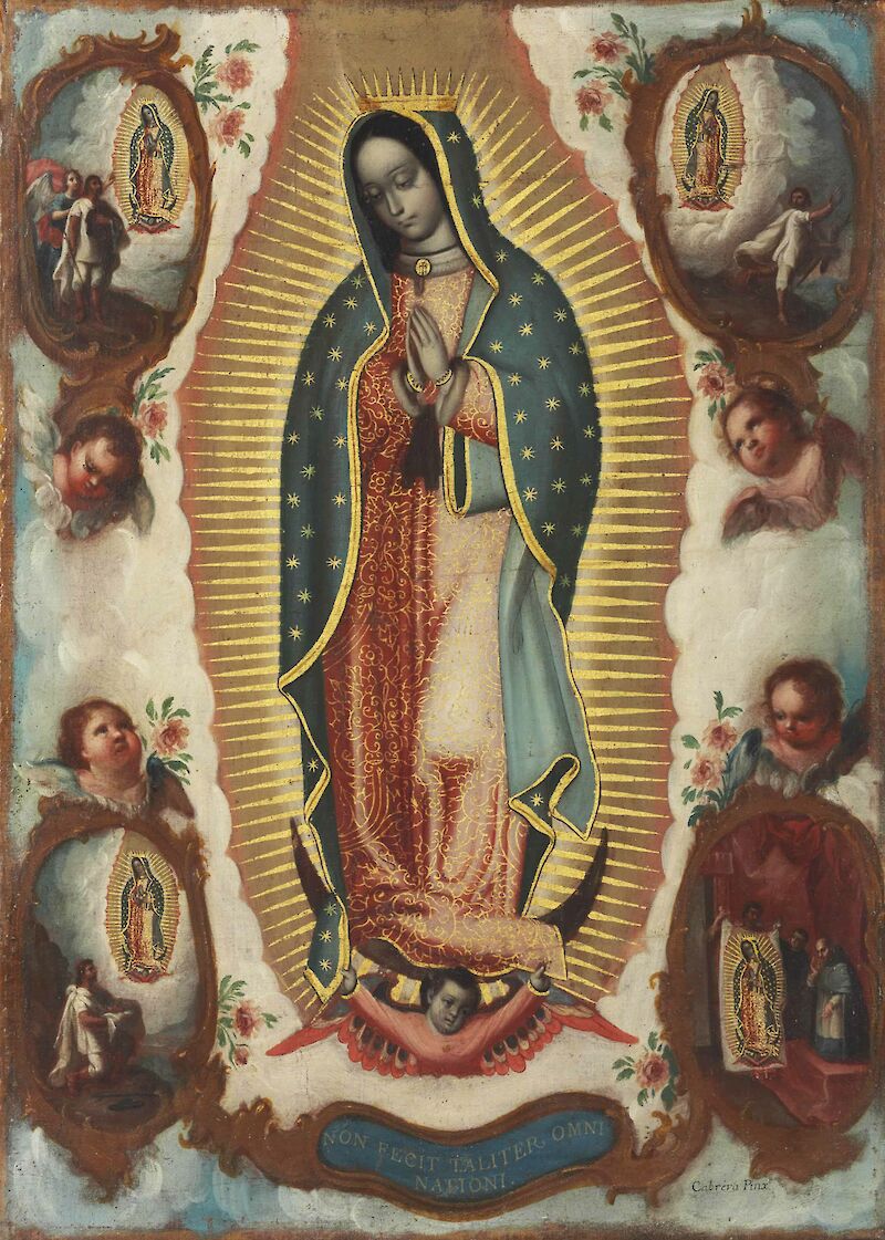 Virgin of Guadalupe scale comparison