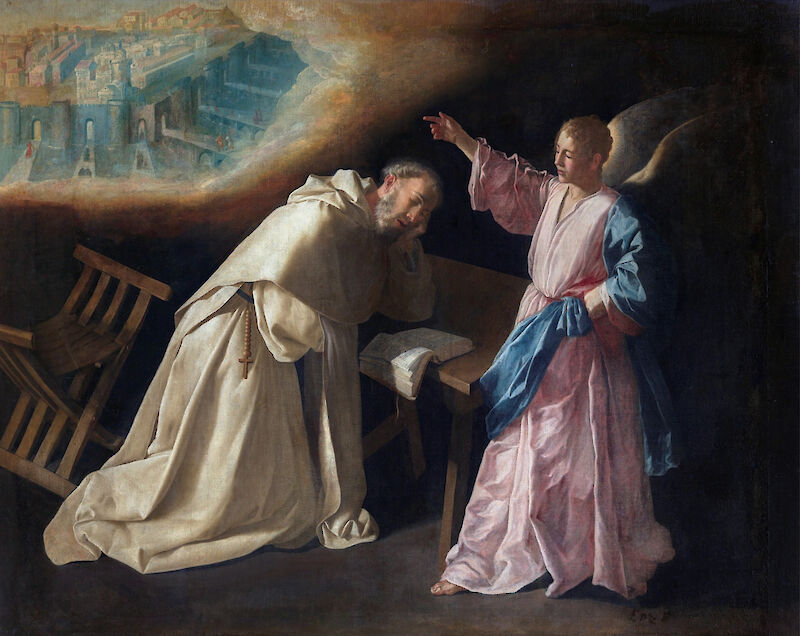 The Vision of Saint Peter Nolasco, Francisco de Zurbarán