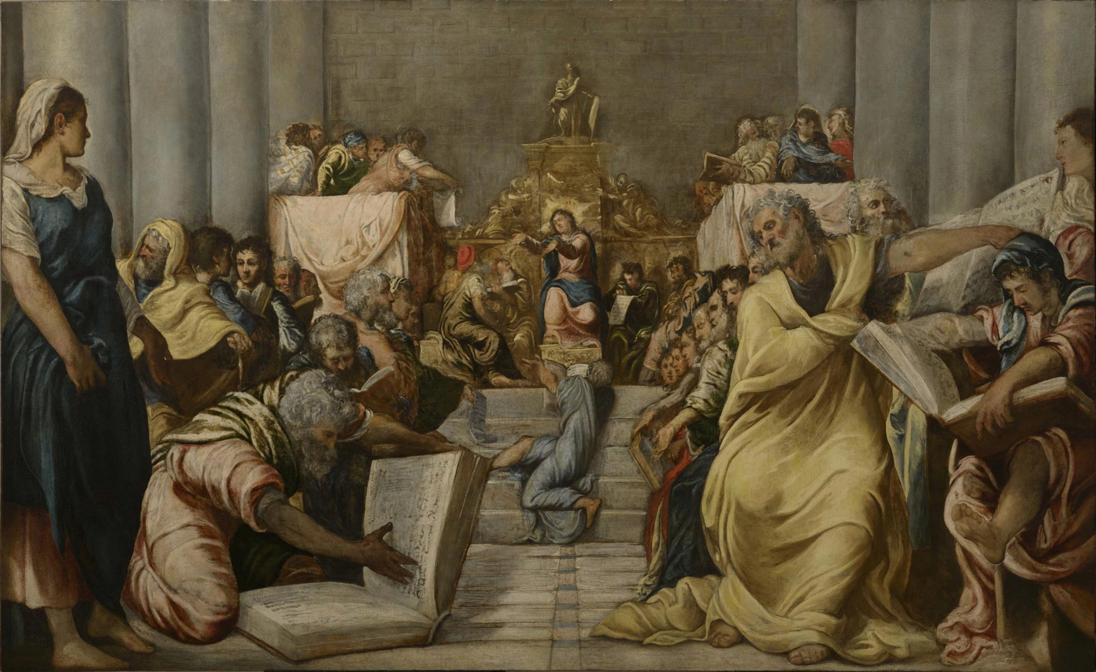 Christ disputing in the Temple, Tintoretto