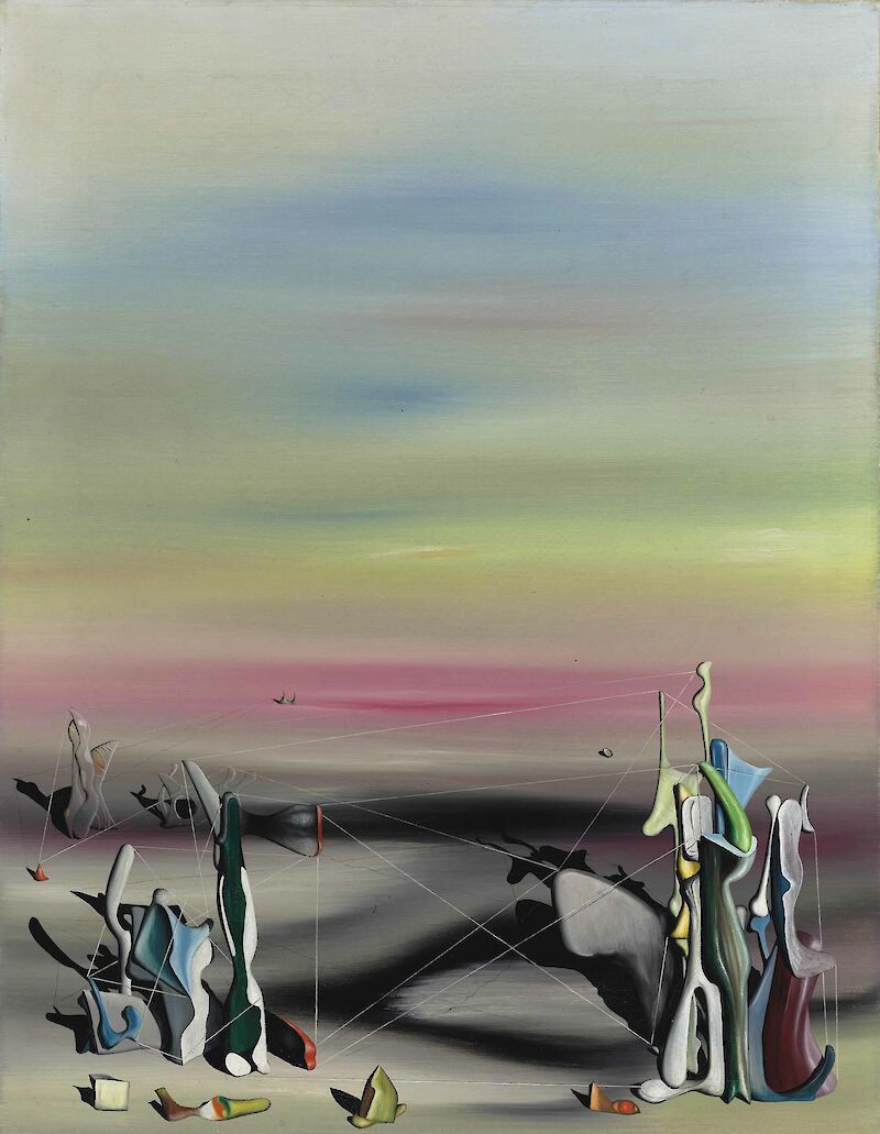 Light, loneliness, Yves Tanguy