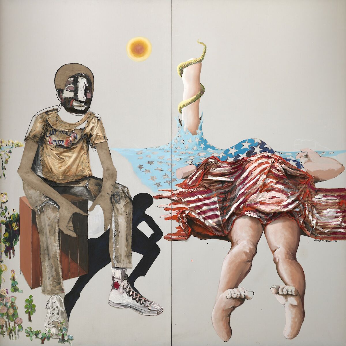 No More Games by Benny Andrews Obelisk Art History