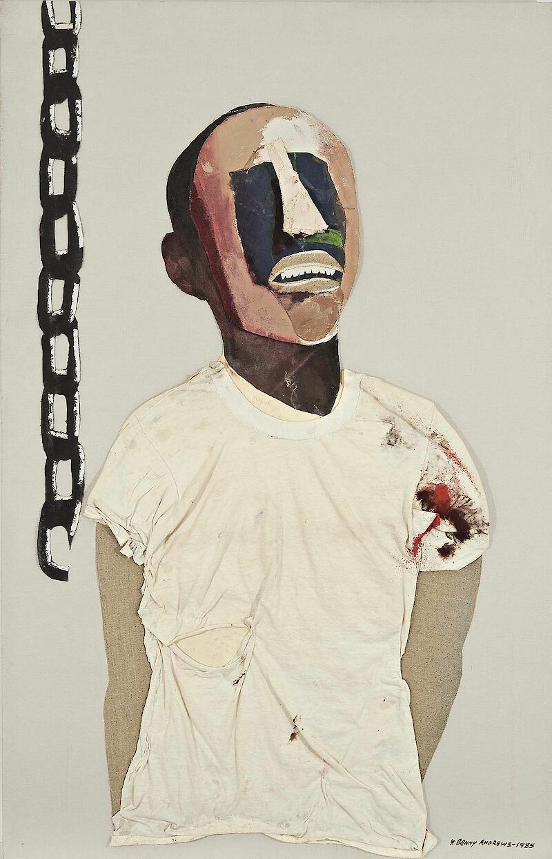 Study for Portrait of Oppression (Homage to Black South Africans), Benny Andrews