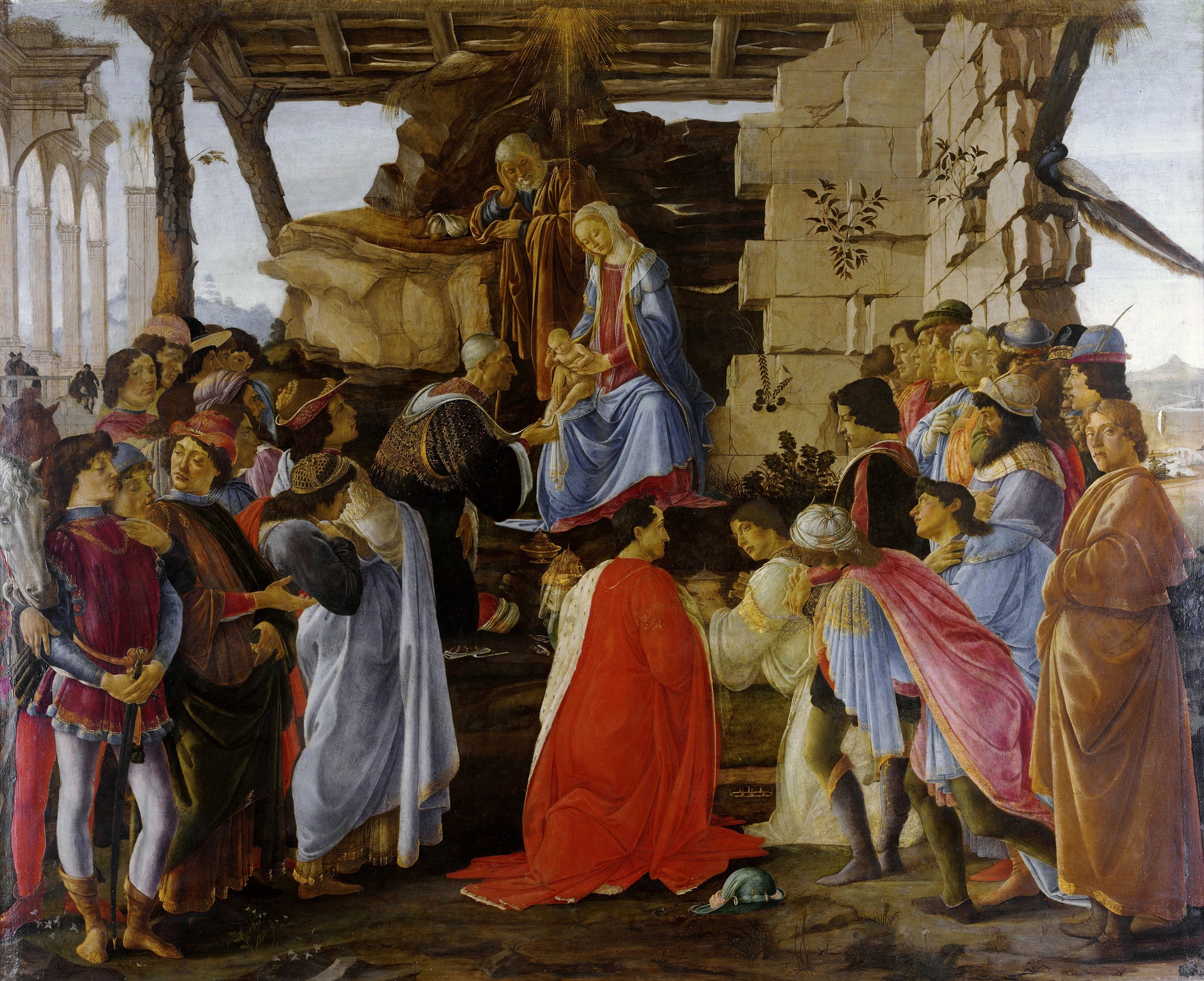 Adoration of the Magi (Zanobi Altar), Sandro Botticelli