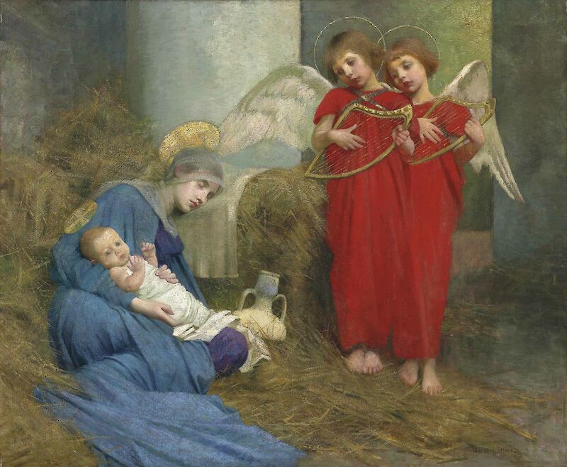 Angels Entertaining the Holy Child, Marianne Stokes