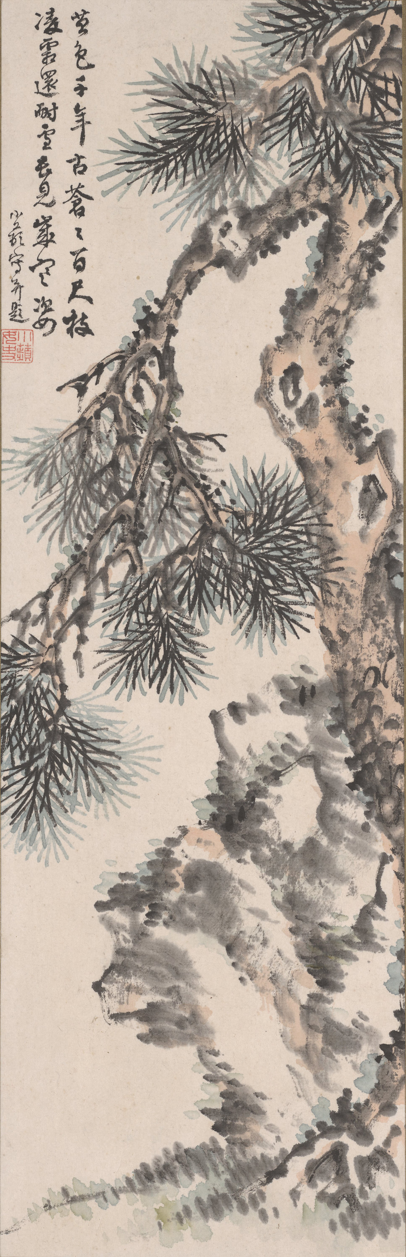 Noguchi Shōhin, Pine and Rock, 1900, Minneapolis Institute of Art, Minneapolis, MN, USA.