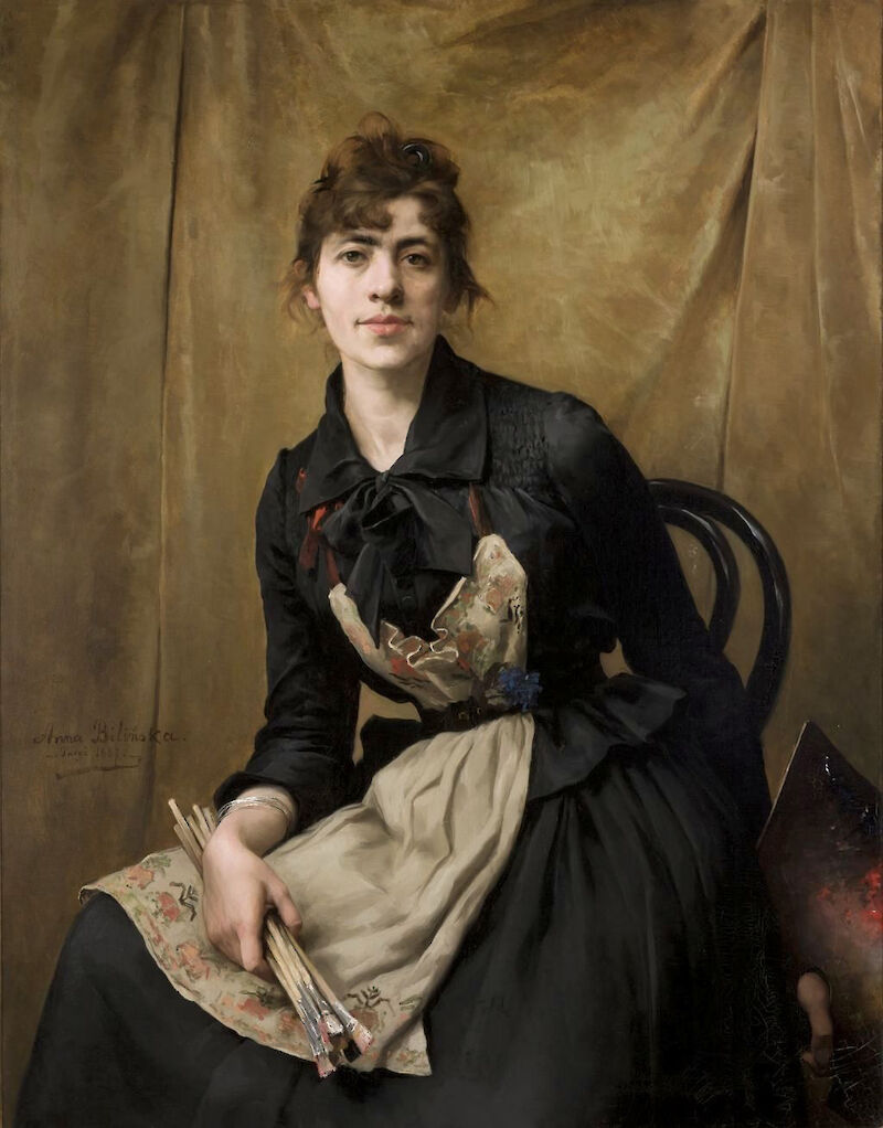 Self-portrait, Anna Bilińska-Bohdanowicz