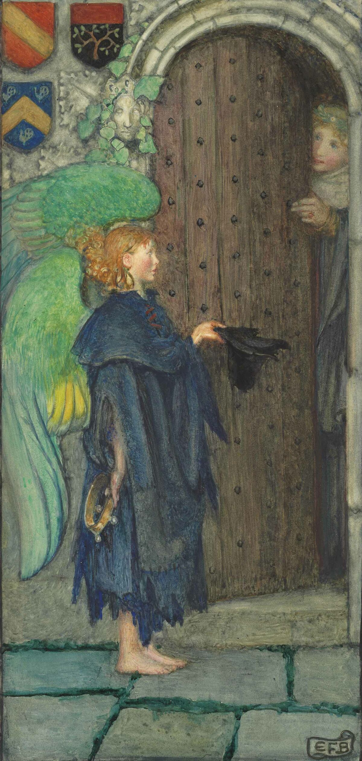 Some have entertained angels unawares by Eleanor Fortescue-Brickdale