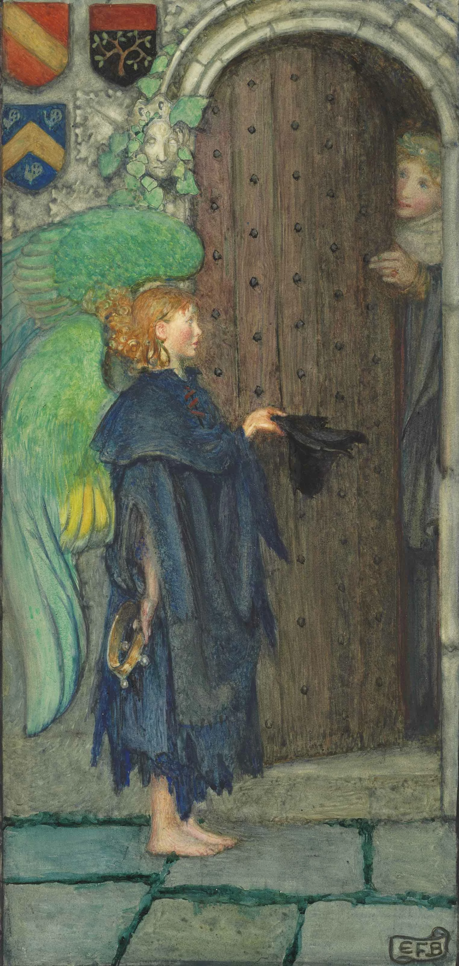 Some have entertained angels unawares, Eleanor Fortescue-Brickdale