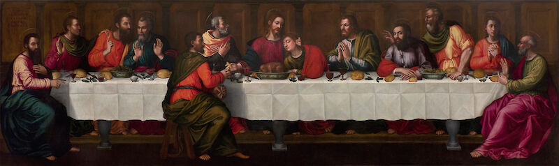 The Last Supper scale comparison