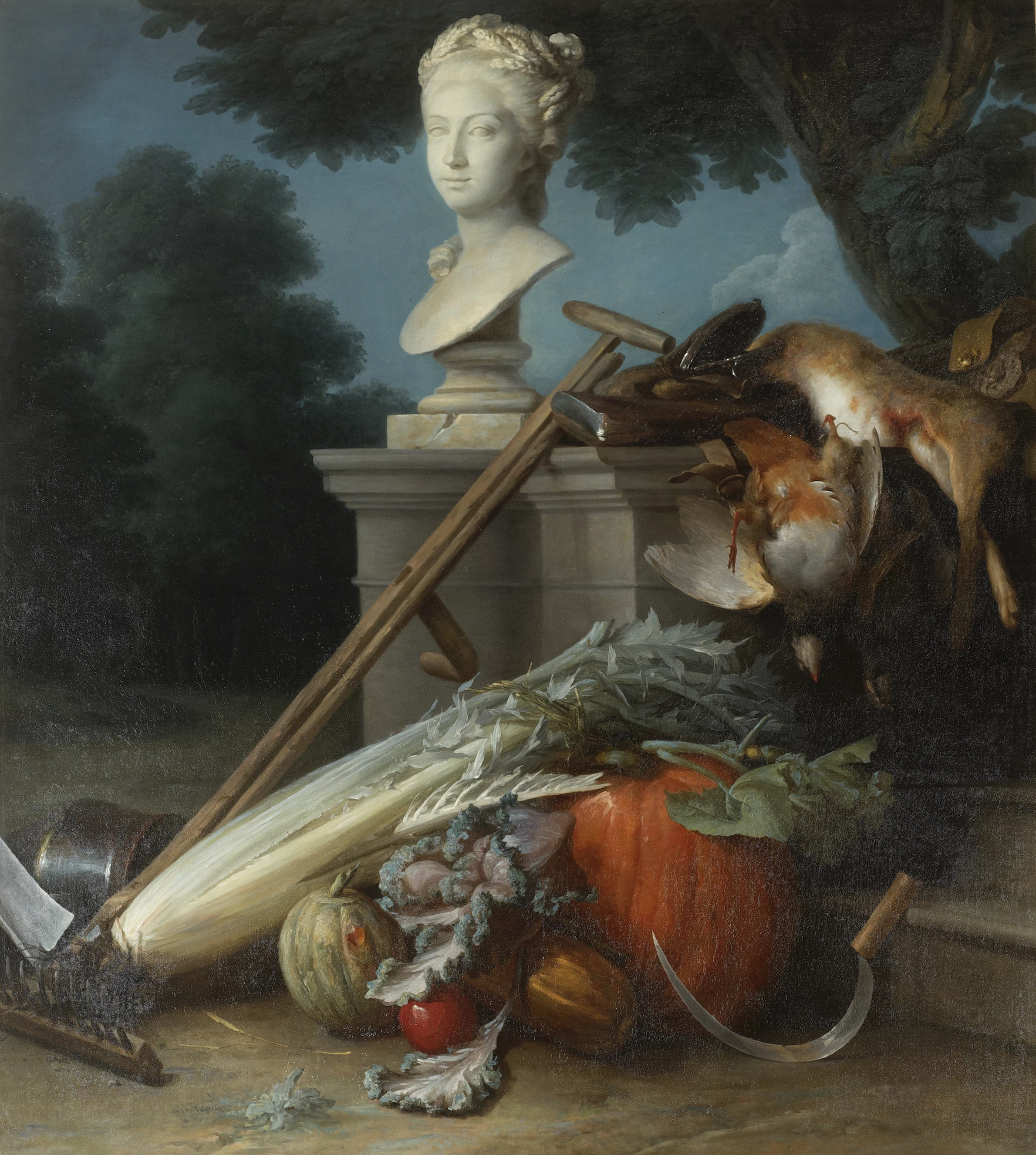 The Attributes of Hunting and Gardening, Anne Vallayer-Coster