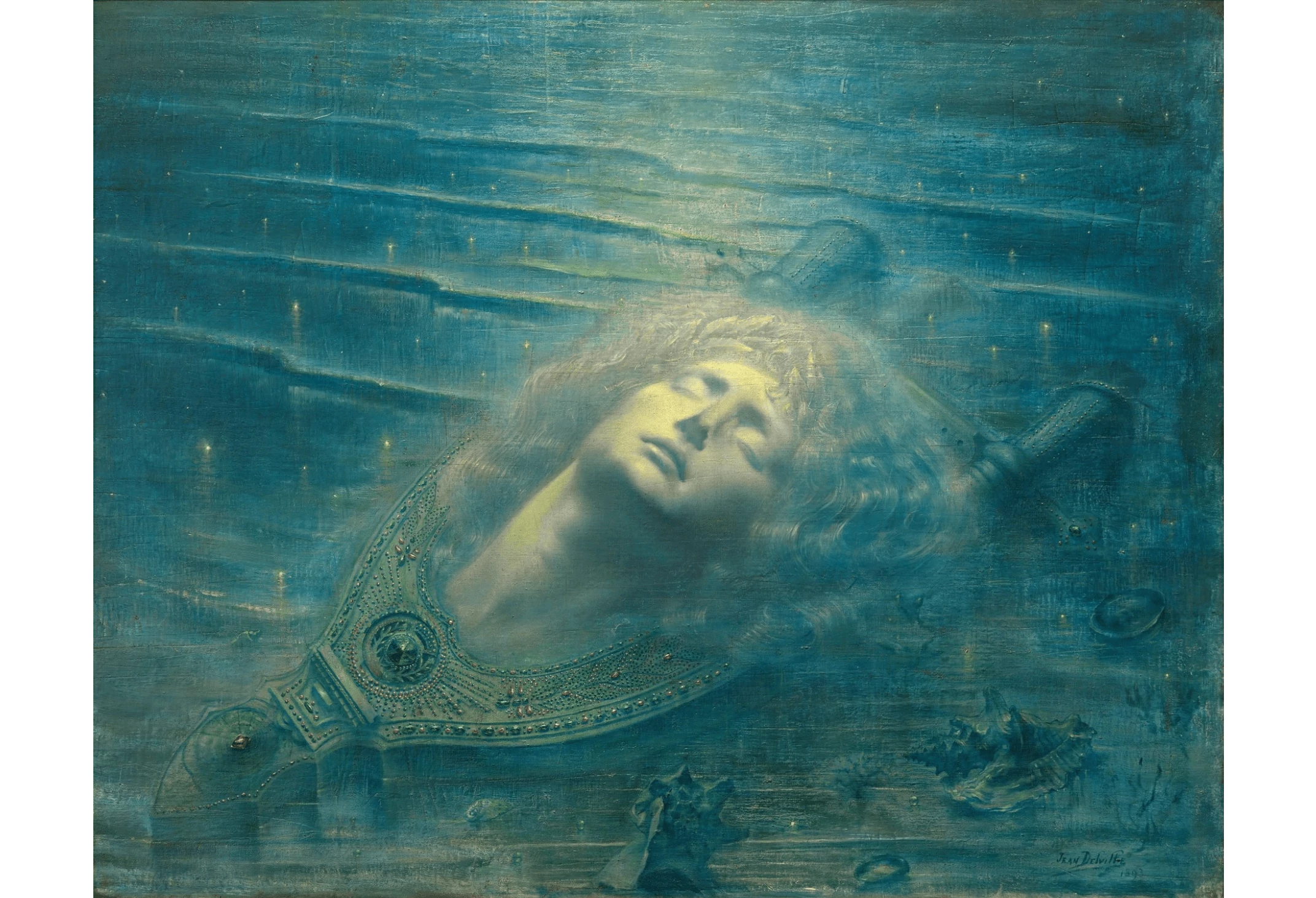 The Death of Orpheus, Jean Delville
