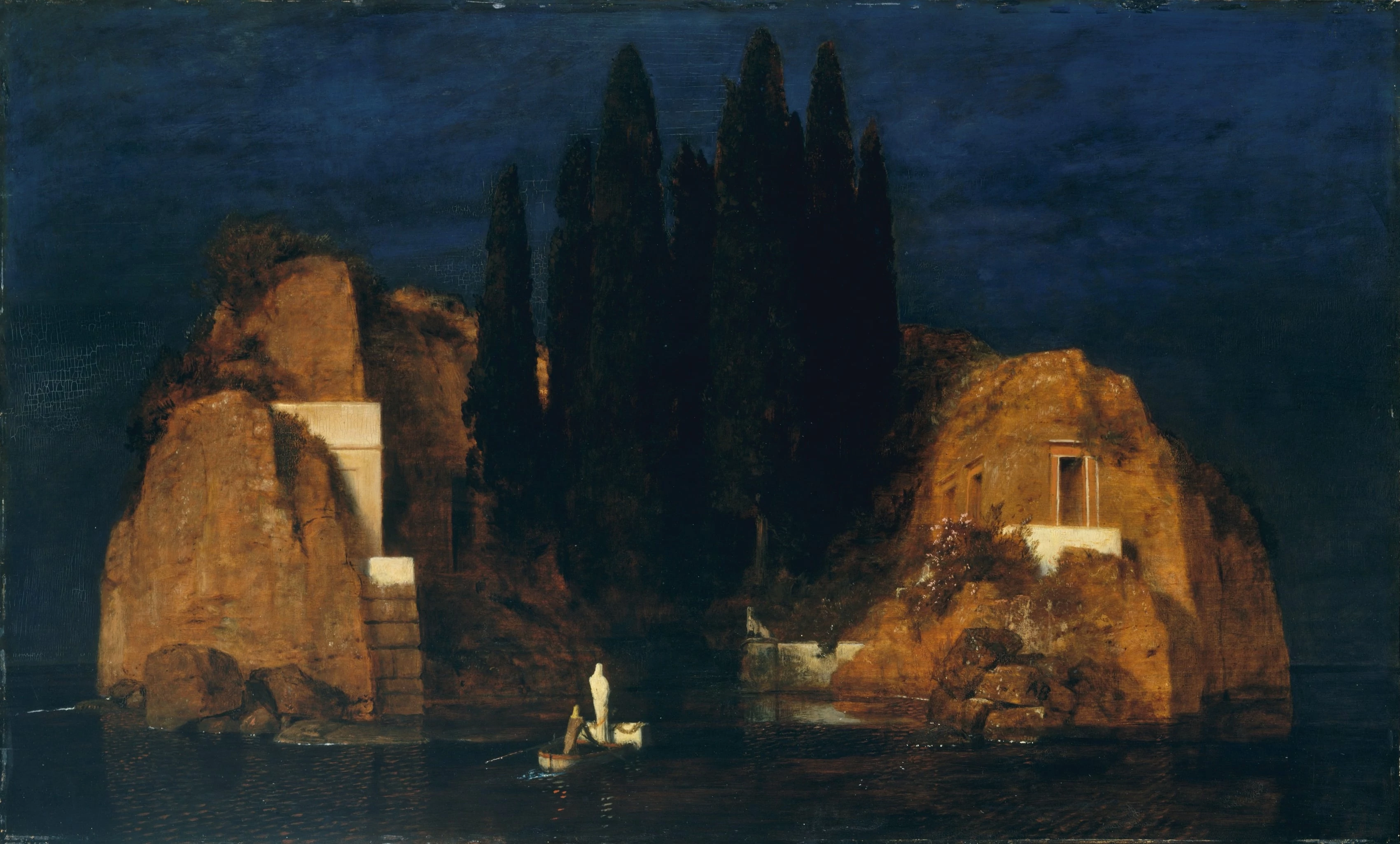 Isle of the Dead, 2nd Version, Arnold Böcklin
