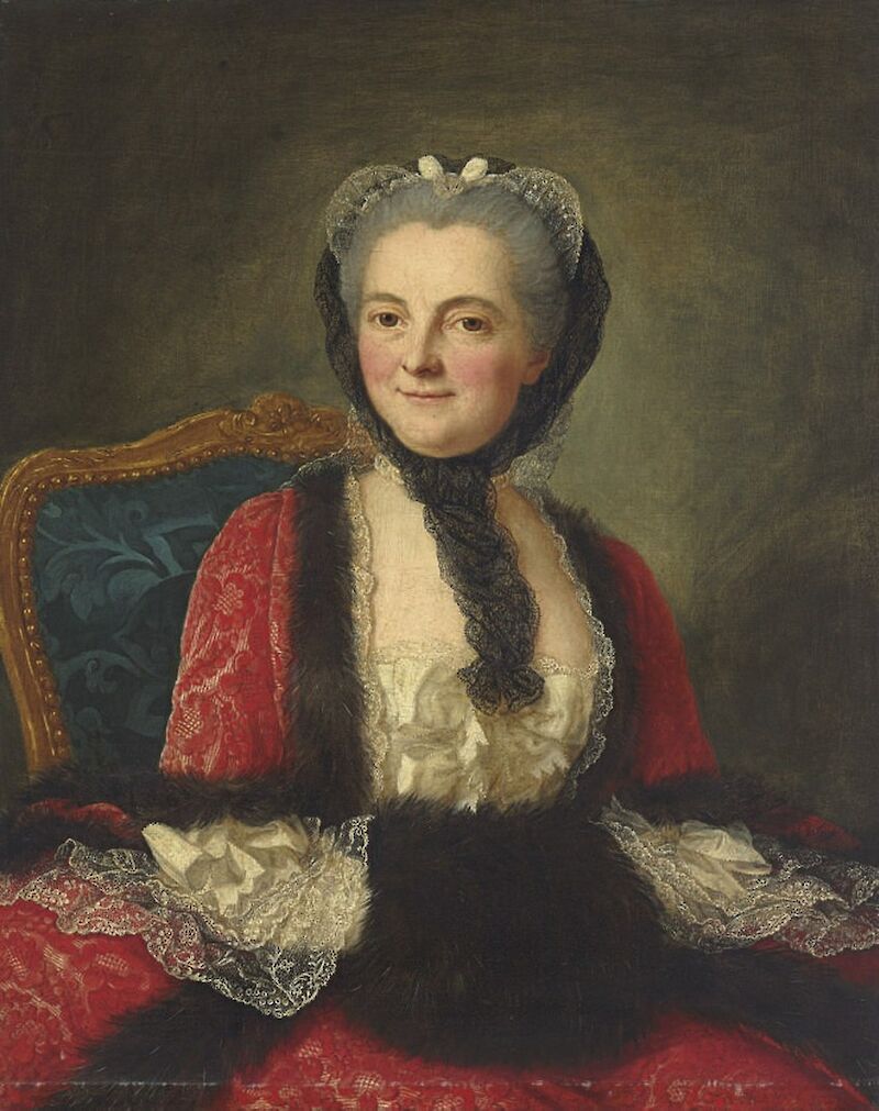 Portrait of a woman, seated, Marianne Loir