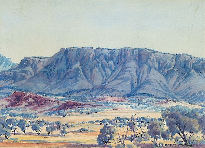 Untitled (Central Australian Landscape), Albert Namatjira