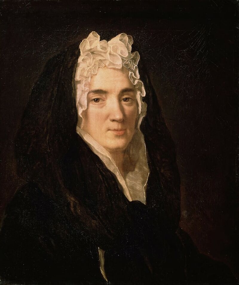 Portrait of Jeanne Marie de la Motte Guion scale comparison