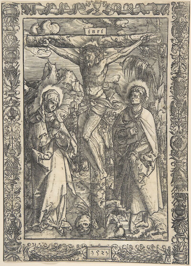 The Crucifixion (1521, attributed to G.Z.), Monogrammist GZ or Gabriel Zehender