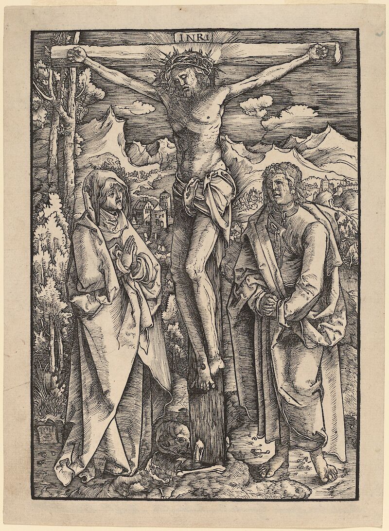 Christ on the Cross (c.1517, attributed to Zehender), Monogrammist GZ or Gabriel Zehender