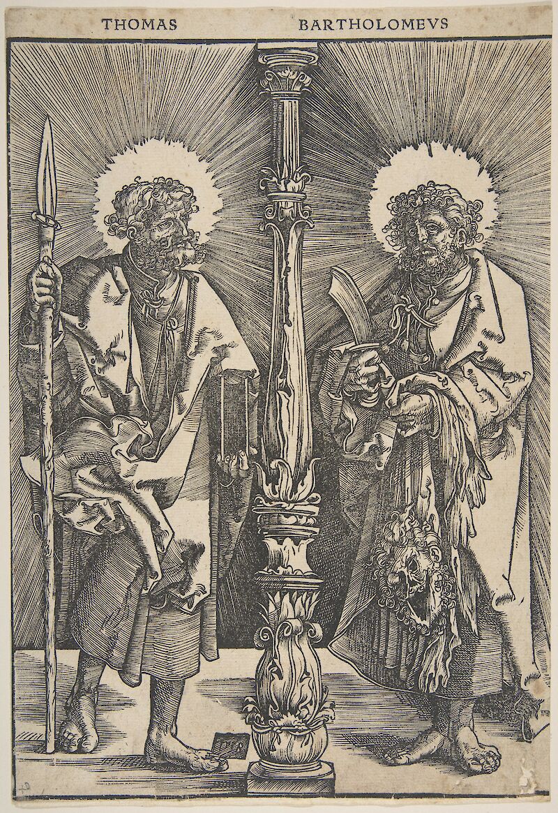 Saints Thomas and Bartholomew (G.Z.), Monogrammist GZ or Gabriel Zehender