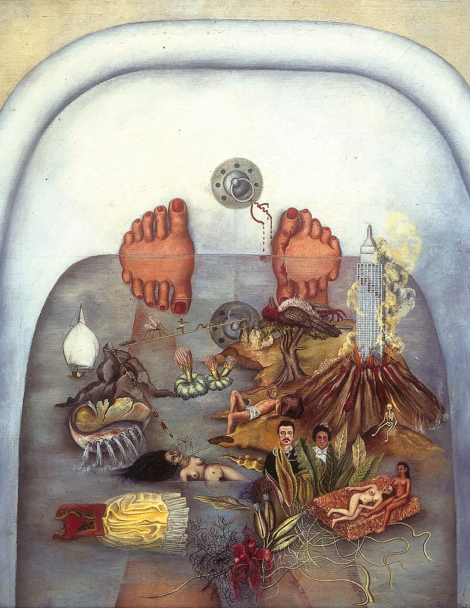 What the Water Gave Me, Frida Kahlo